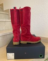 Tommy Hilfiger Mädchen Stiefel Wildleder rot 33 neuwertig Hessen - Hanau Vorschau