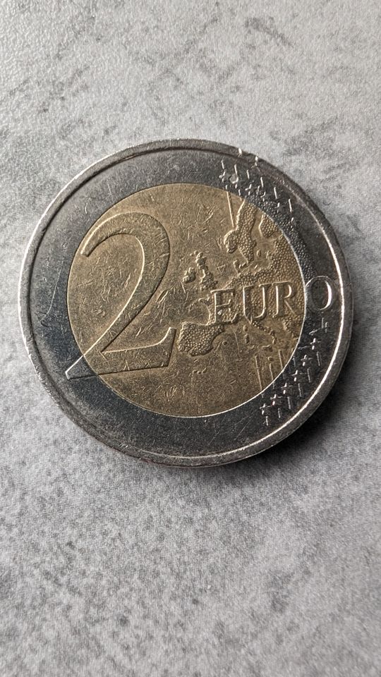 MÜNZE - Seltene 2-Euro-Münze, BRD, 1999-2009, Strichmännchen in Windhagen