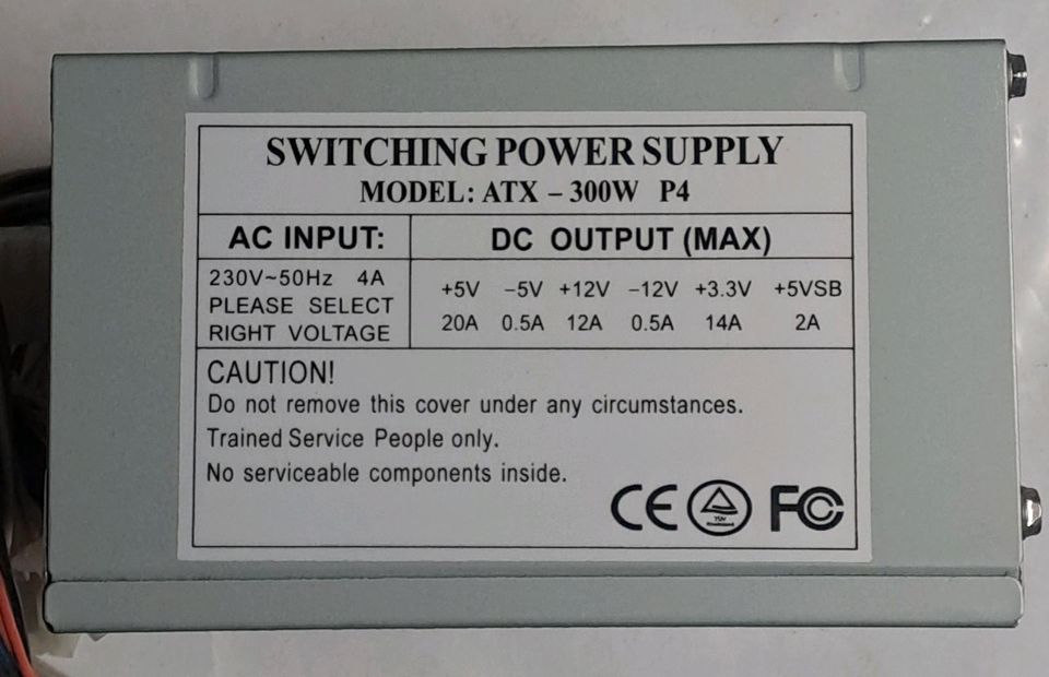 Netzteil Model: ATX-300W P4 in Westoverledingen