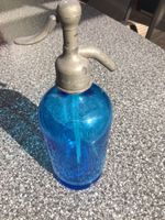 Soda Syphon blaues Glas Siphon alt antik Sodawasser Sprudel Nordrhein-Westfalen - Willich Vorschau