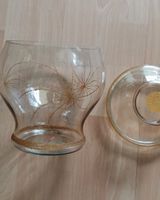Ein sehr altes, zartes Bonbon Glas mit Blattgold verziehrt Bayern - Erlangen Vorschau