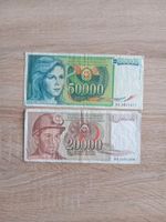 Banknoten ehemaliges Jugoslawien Sachsen-Anhalt - Sangerhausen Vorschau