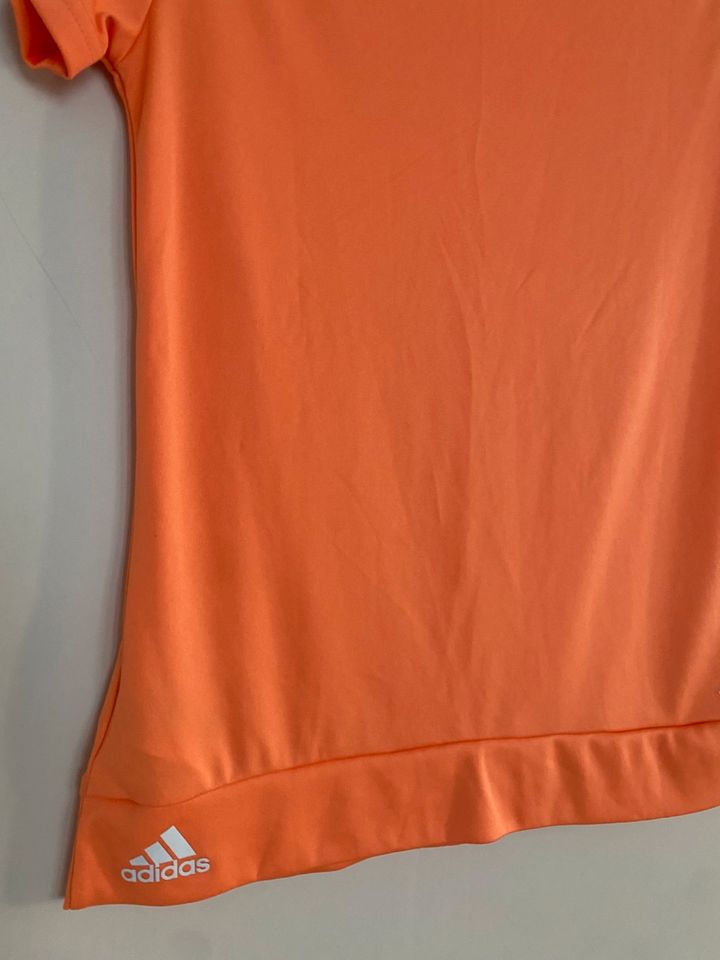 Mädchen Adidas Sportshirt, orange, Gr. 164 in Marktoberdorf