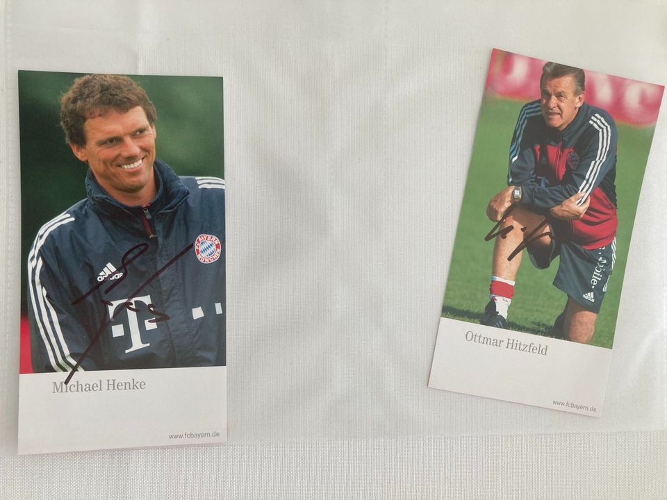 FC Bayern München Autogrammkarten original signiert in Brilon