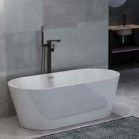 Freistehende Badewanne Wasserhahn 220L 90cm Schwarz Armatur Hessen - Weilburg Vorschau