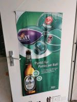 Licher Bier fahne/Aufhänger Eintracht Frankfurt Bayern - Mainaschaff Vorschau