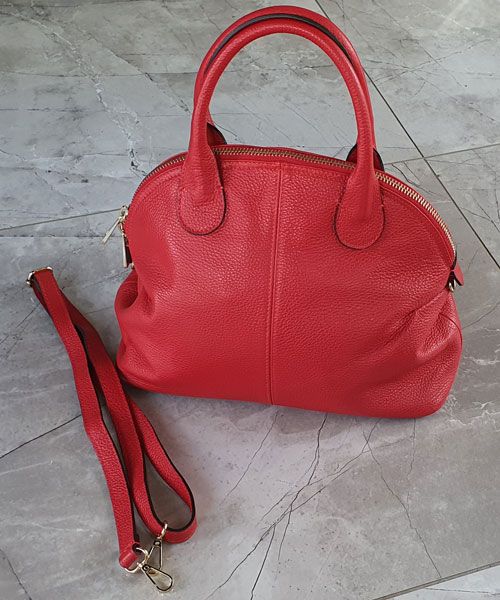 Leder Tasche in Rot / Gold in Friedberg (Hessen)