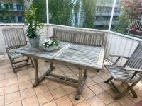 Teak Gartenmöbel: Tisch, Bank, 2 Stühle von Jati&Kebon Frankfurt am Main - Bockenheim Vorschau