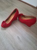 Pumps Wedges Keilabsatz rot Graceland 38 Sachsen - Wurzen Vorschau