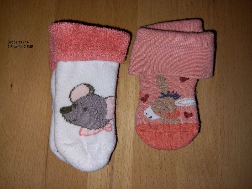 Baby-Socken versch. Größen - siehe Fotos in Lehrberg