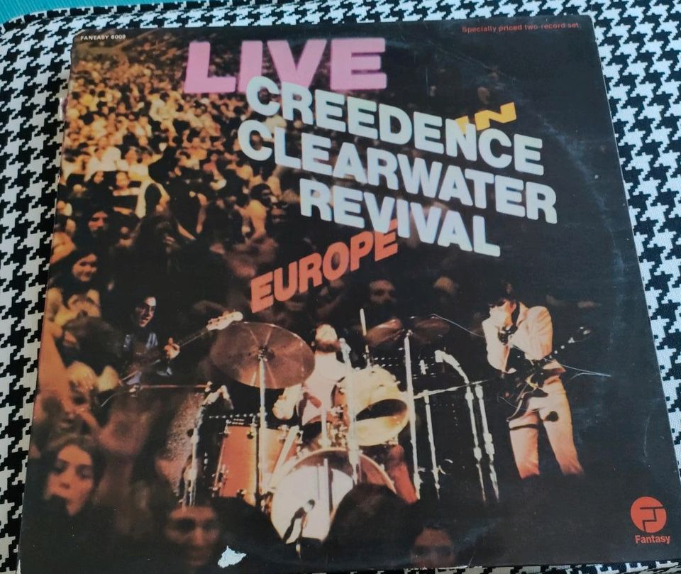 CREEDENCE CLEARWATER REVIVAL "Live" 1971 LP french Press in Leverkusen