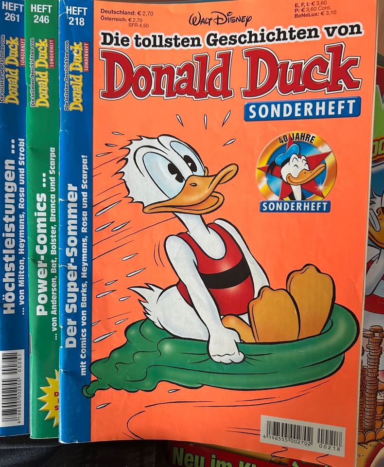 Diverse LTBs, Enten Edition, Mickey Maus Zeitschriften, Mini etc. in Porta Westfalica