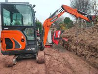 Baumaschinenvermietung Minibagger Rüttelatte Erdbohrer Radlader Sachsen-Anhalt - Emden (bei Haldensleben) Vorschau