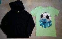 Hoodie und T-Shirt mit Fußballmotiv,128 Nordrhein-Westfalen - Mönchengladbach Vorschau