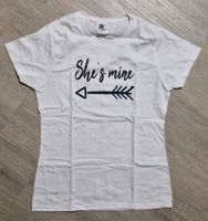 T-Shirt Gr. S * neu "she's mine", weiß Rheinland-Pfalz - Simmern Vorschau