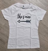 T-Shirt Gr. S * neu "she's mine", weiß Rheinland-Pfalz - Simmern Vorschau