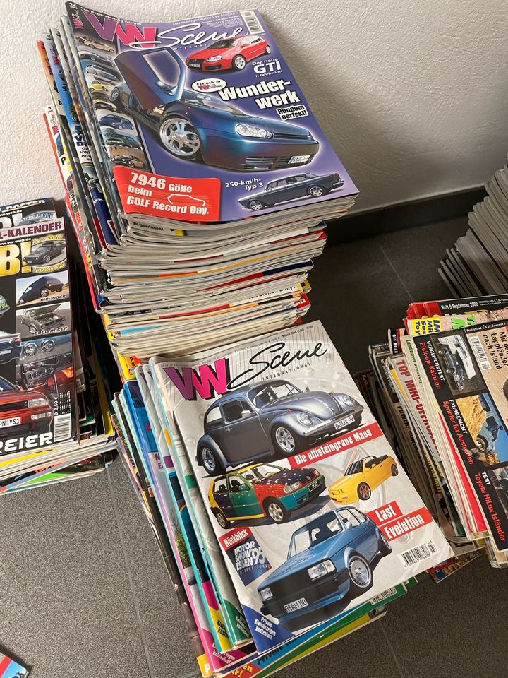 Zeitschriften VW-Scene, WOB, VW-SPEED und viele mehr in Alzey