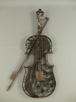 große Geige / Violine Gusseisen Wanddeko für innen & außen NEU Niedersachsen - Papenburg Vorschau