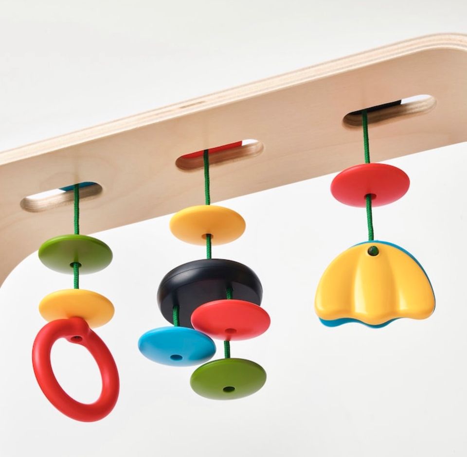 Babygymnastikcenter Spielbogen LEKA von IKEA; Birke bunt in Heist