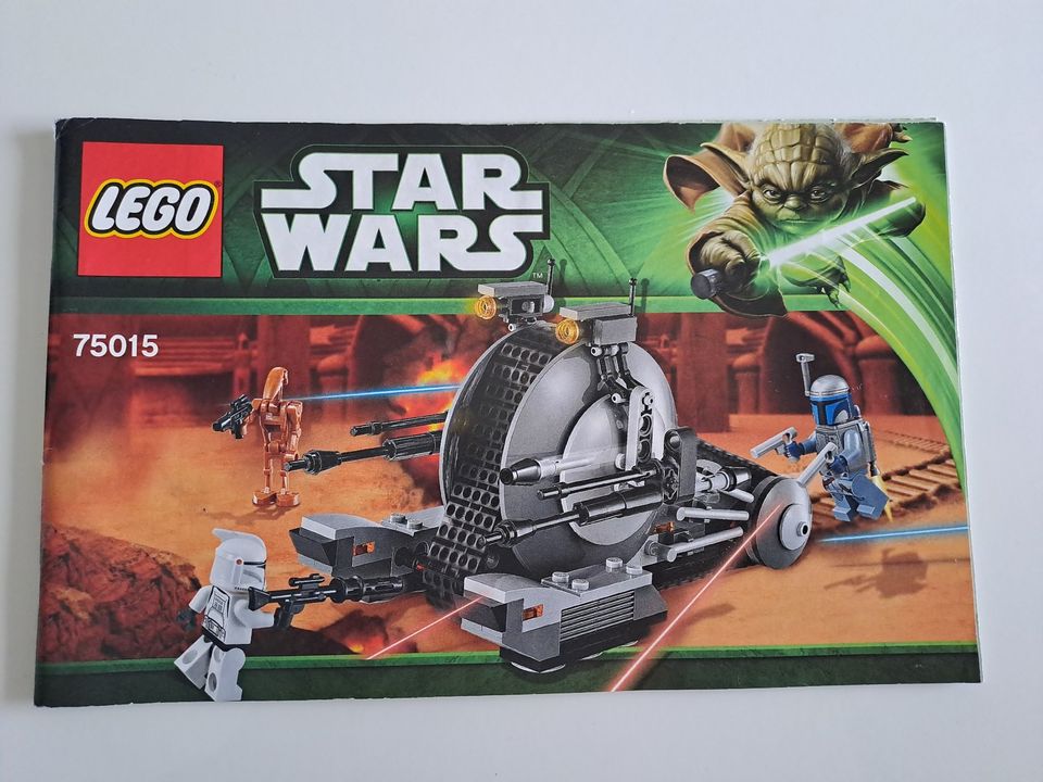 Lego Star wars 75015 Set Corporate Alliance Tank Droid in Solingen