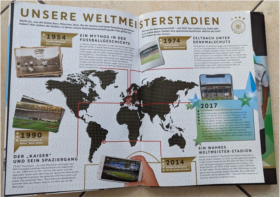 REWE WM 2018 Sammelbilder Glitzer komplett in Ebersberg