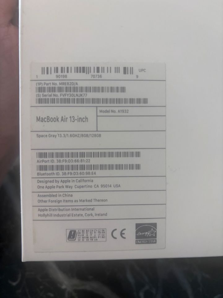 MacBook Air Retina 13”, 2018 in Oberhausen