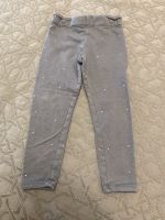 H&M Leggins Hose Herbst Frühling Glitzer Punkte Gr 92 grau Baden-Württemberg - Unterreichenbach Vorschau