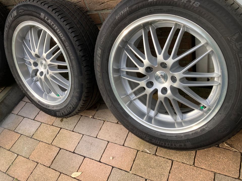 Sommerreifen ALU Tiefbett 235/55 R18 für HONDA CRV, Civic, Accord in Niederkrüchten