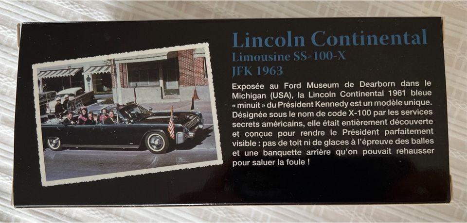 Lincoln Continental JFK 1963 1:43 in Cölbe