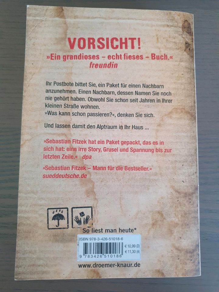 Das Paket von Sebastian Fitzek - inkl. Versand in Swisttal