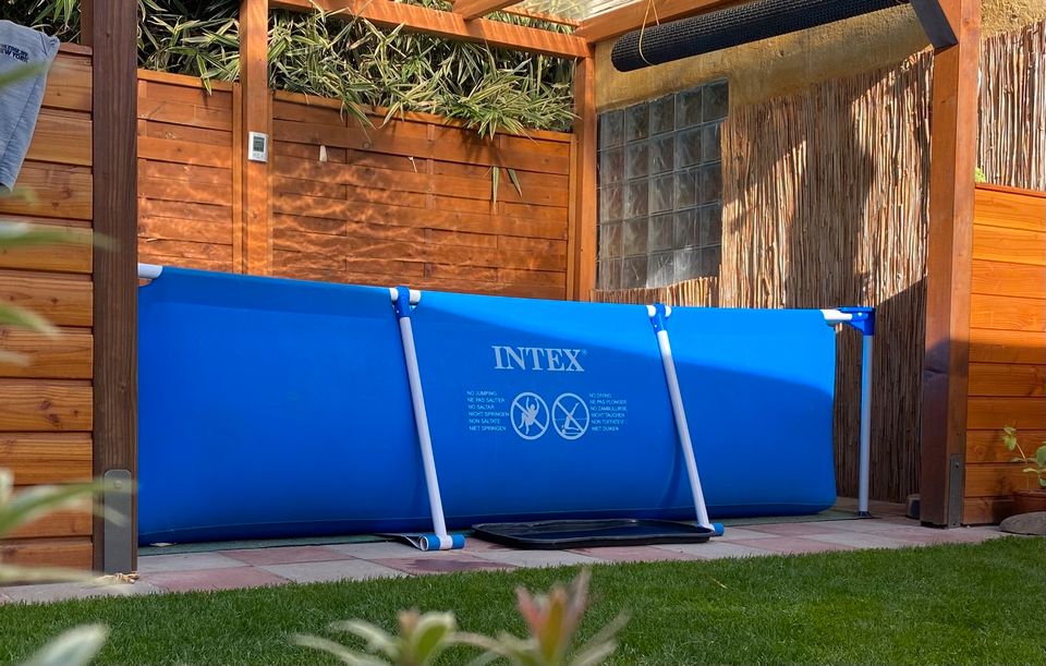 INTEX Pool mit Sandfilter Skimmer Solarplane … in Leimen