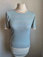 T-Shirt Shirt Gr. M beige blau gestreift Düsseldorf - Hassels Vorschau