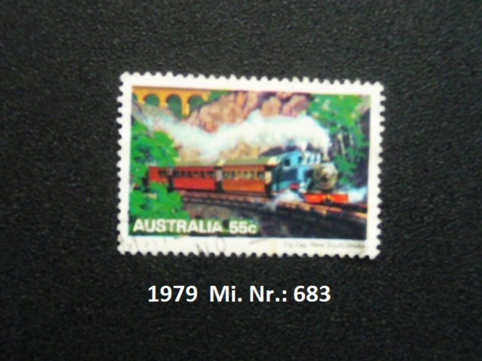 5 Briefmarken aus Australien, 1975 - 1979 in Pfungstadt