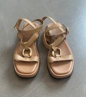 ZARA Plateau Sandalen Schuhe gr. 38/39 beige Gold Blogger Sommer Rheinland-Pfalz - Speyer Vorschau