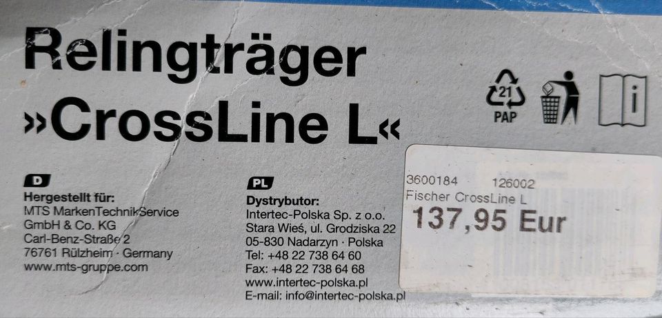 Relingträger GrossLine L in Sachsenheim