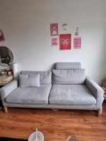 Graues Sofa mit großem Hocker Hannover - Mitte Vorschau