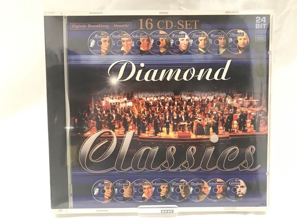 DIAMOND CLASSICS, 16 CD's, Mozart, Beethoven, Schubert usw. NEU in Hof (Saale)