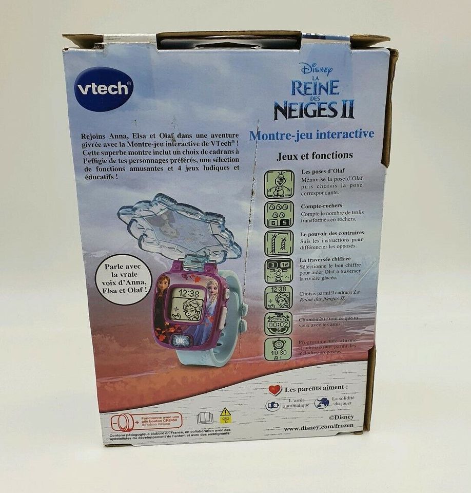 VTech Die Eiskönigin 2 Interaktive Armbanduhr Uhr Französisch in Vettweiß