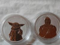 Star Wars 1 Oz Silbermünze, Grogu child, the Mandalorian, 2021 Saarland - Ottweiler Vorschau