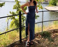 Kleid Jeans-Art und Schlitz München - Untergiesing-Harlaching Vorschau