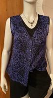 Shirt Top Bluse VERO MODA Gr.L Royalblau/Schwarz NEUWERTIG Niedersachsen - Wallenhorst Vorschau