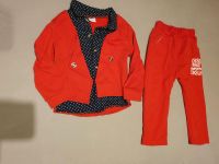 Set schick rot Bluse Jacke Gr.74/80 24 Mon. Blazer Hose rot Fest Baden-Württemberg - Altdorf Vorschau