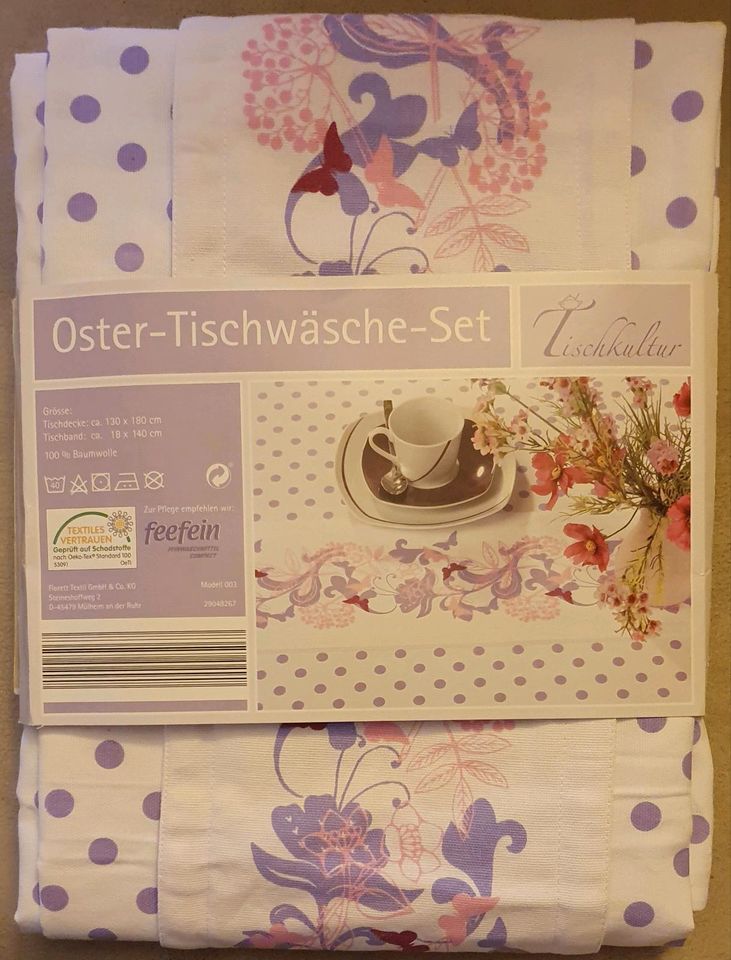 NEU Ostern Tischwäsche Tischdecke Tischband Decke Tisch Wäsche in Schwentinental