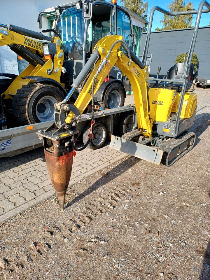 Minibagger Microbagger Hydraulikhammer Sandvik Ramer 108 UVV Neu in Geesthacht