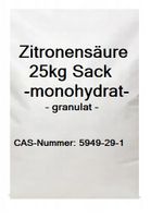 Zitronensäure 25kg Granulat monohydrat Schleswig-Holstein - Norderstedt Vorschau