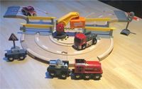 BRIO: Güterzug, Drehkran, LKW, Bahnübergang, Auffahrt, PKW Bielefeld - Dornberg Vorschau