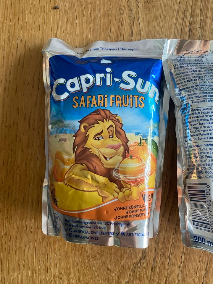 Original Capri Sonne Plastikstrohhalm, Safari Fruits in Grevenbroich