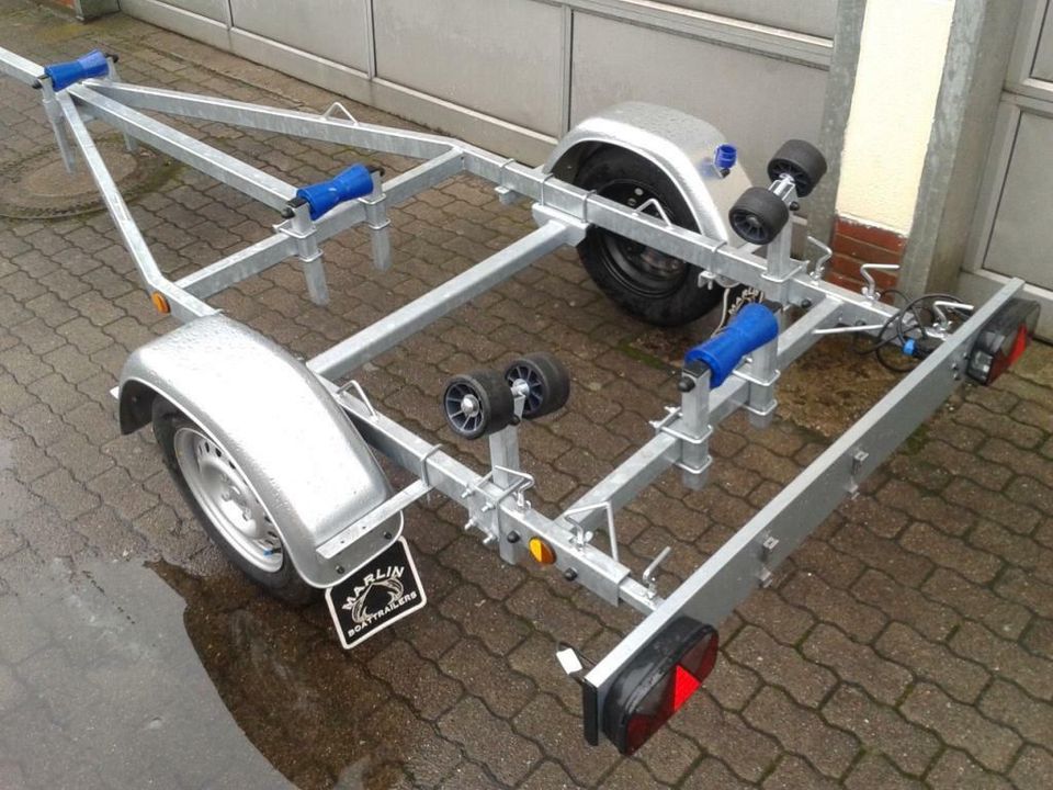 Trailer MARLIN BT 600 Bootstrailer Bootsanhänger neu inkl. Papier in Neuruppin