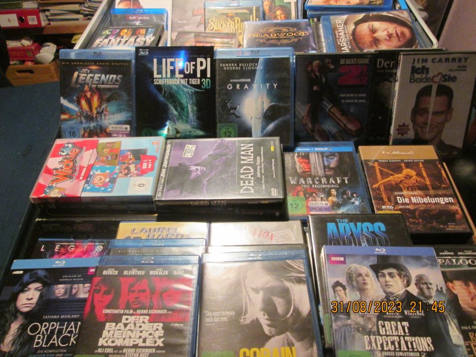 DVD und Blue-Ray Filme zu verkaufen in Braubach