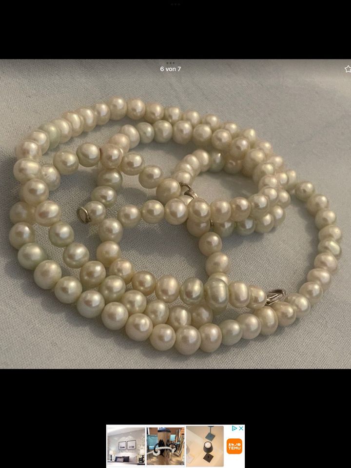 Perlen Set 925 Silber armkette Halskette in Kumhausen